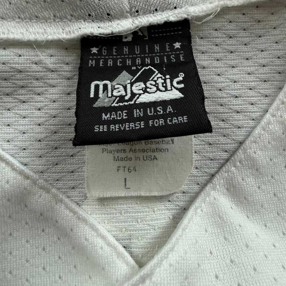 Majestic-athletic Men's White Jersey - Picture 3 of 6
